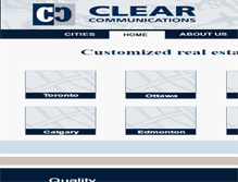 Tablet Screenshot of clrcomm.ca